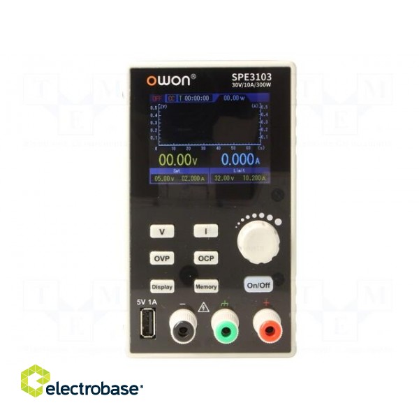 Power supply: programmable laboratory | Ch: 1 | 0÷30VDC | 0÷10A | 300W image 1