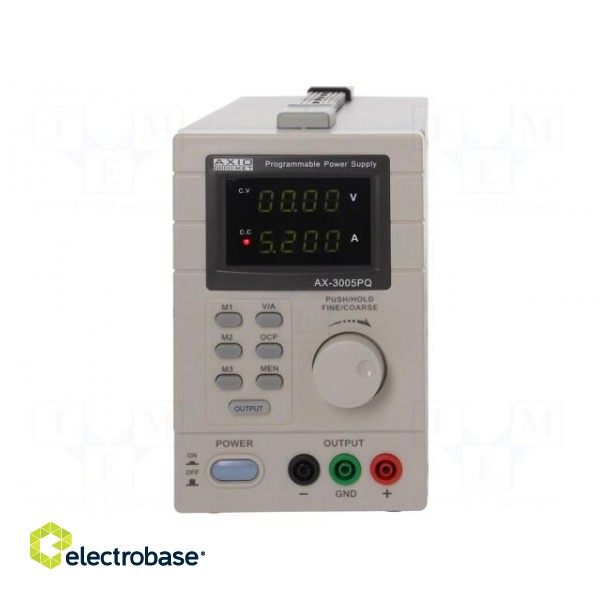 Power supply: programmable laboratory | Ch: 1 | 0÷30VDC | 0÷5A image 1