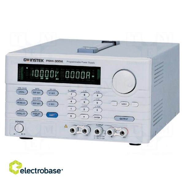 Power supply: programmable laboratory | Ch: 1 | 0÷30VDC | 0÷7A | 200W