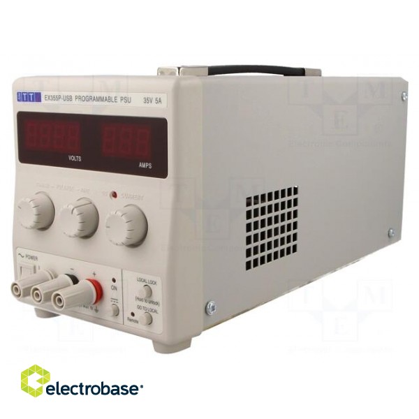 Power supply: programmable laboratory | single-channel | 0÷35VDC image 1