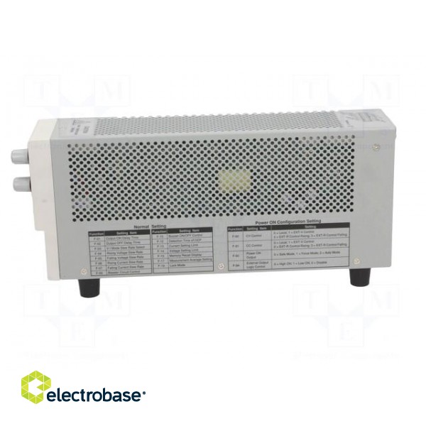 Power supply: programmable laboratory | Channels: 1 | 0÷50VDC | 100W image 7