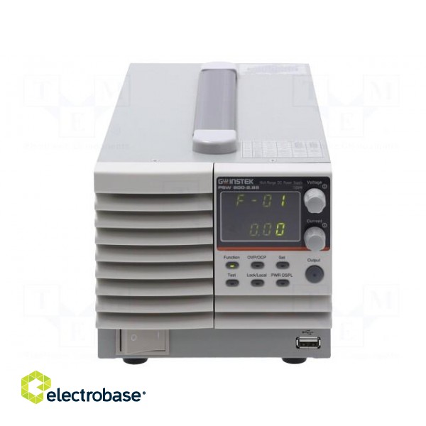 Power supply: programmable laboratory | switched-mode | 0÷800VDC image 2