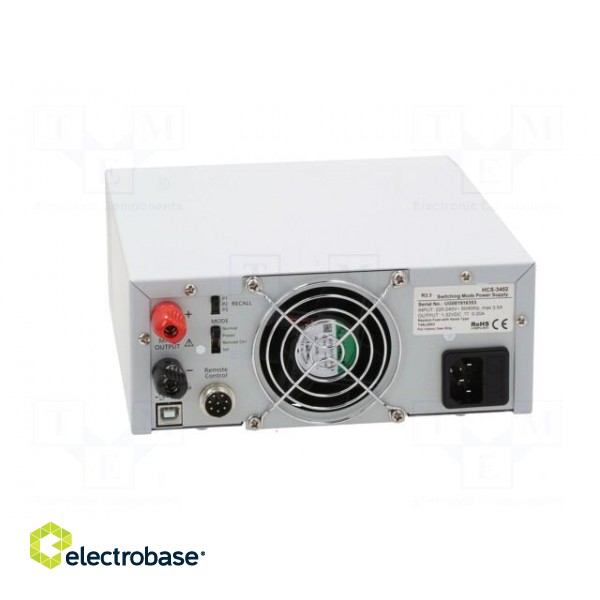 Power supply: programmable laboratory | Ch: 1 | 1÷32VDC | 0÷20A image 7