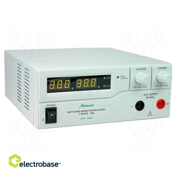 Power supply: laboratory | switched-mode,single-channel | Ch: 1