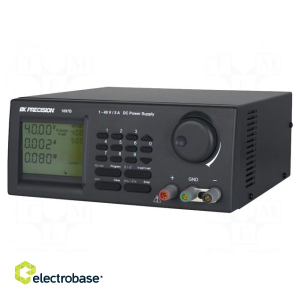 Power supply: programmable laboratory | Ch: 1 | 20VDC | 10A | 200W image 3
