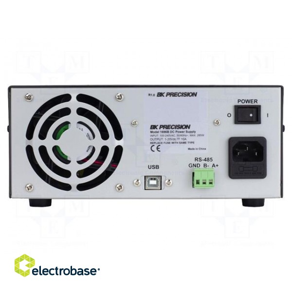 Power supply: programmable laboratory | Ch: 1 | 20VDC | 10A | 200W фото 5