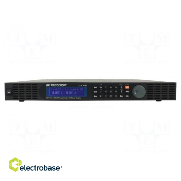 Power supply: programmable laboratory | Ch: 1 | 36VDC | 40A | 1.44kW image 1