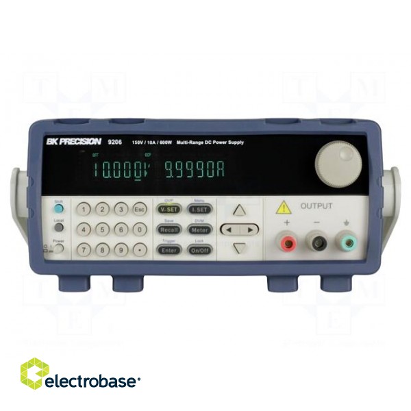 Power supply: programmable laboratory | Ch: 1 | 60VDC | 25A | 600W