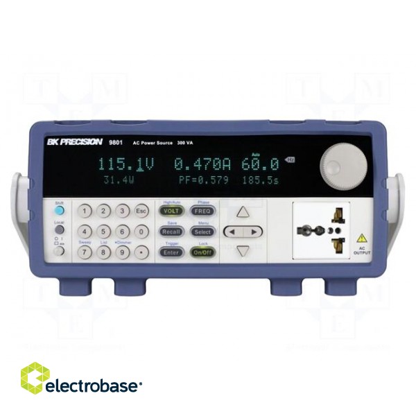 Power supply: programmable laboratory | Ch: 1 | Uout: 300VAC | Iin: 8A image 1