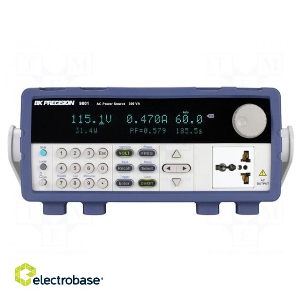 Power supply: programmable laboratory | Ch: 1 | Uout: 300VAC | Iin: 8A paveikslėlis 1