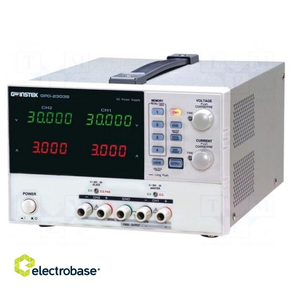 Power supply: programmable laboratory | linear,multi-channel