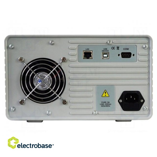 Power supply: programmable laboratory | Ch: 2 | 0÷60VDC | 0÷3A | 0÷3A фото 2