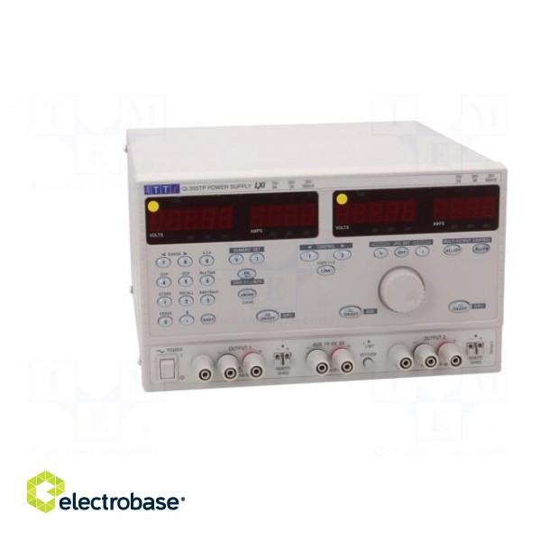 Power supply: programmable laboratory | Ch: 3 | 0÷35VDC | 0÷5A | 0÷5A фото 10