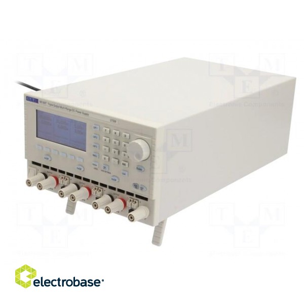 Power supply: programmable laboratory | Channels: 3 | 0÷60VDC | 0÷3A image 1