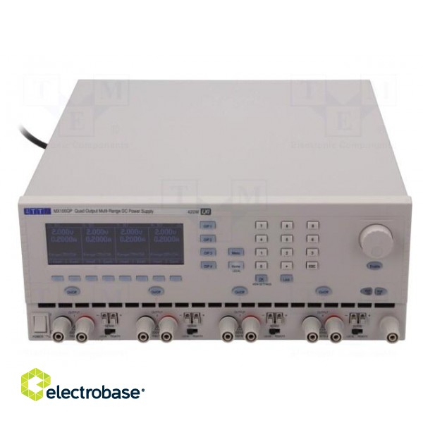 Power supply: programmable laboratory | Ch: 4 | 0÷35VDC | 0÷6A | 0÷6A image 2