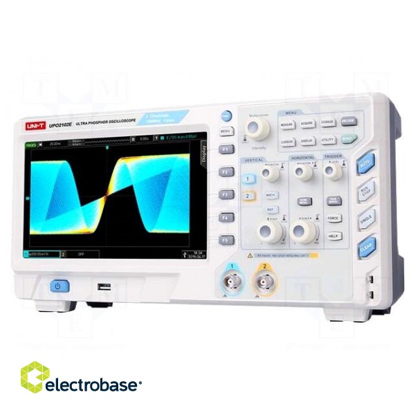 Oscilloscope: digital | Ch: 2 | 100MHz | 1Gsps | 56Mpts | LCD TFT 8" image 1