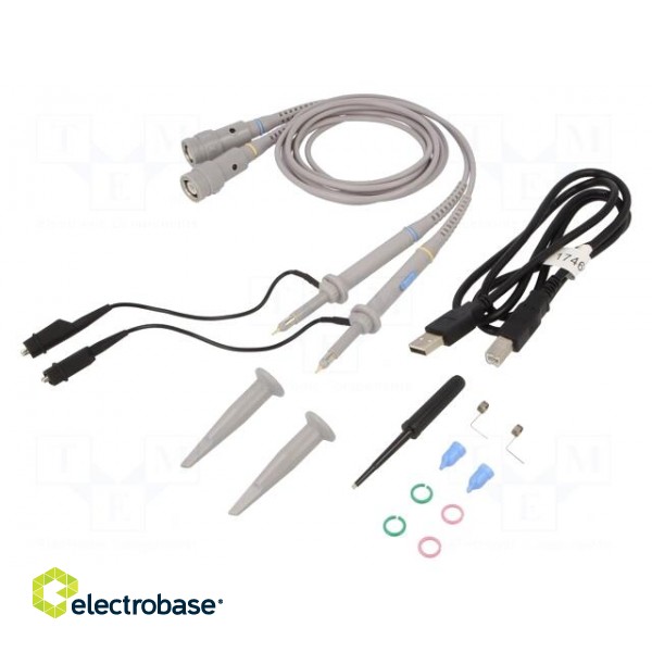 Oscilloscope: digital | Ch: 2 | 20MHz | 100Msps | 10kpts | LCD 7" | SDS image 5