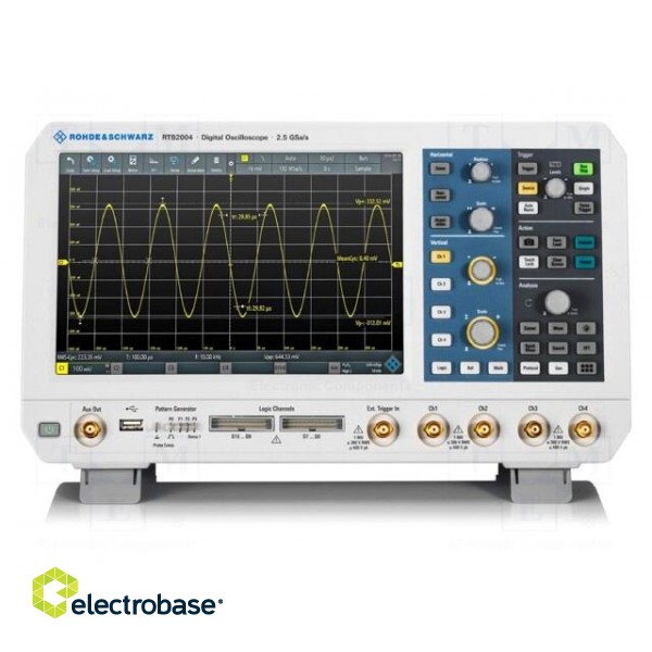 Oscilloscope: digital | Ch: 2 | 300MHz | 20Mpts | colour,LCD TFT 10,1" image 2