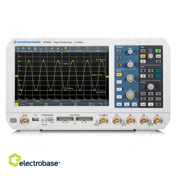 Oscilloscope: digital | Ch: 2 | 300MHz | 20Mpts | colour,LCD TFT 10,1" image 6