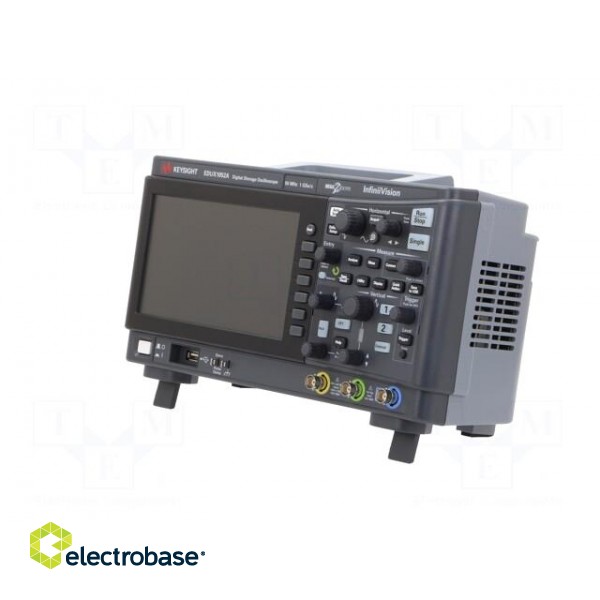 Oscilloscope: digital | Channels: 2 | ≤50MHz | 1Gsps | Rise time: ≤7ns фото 4