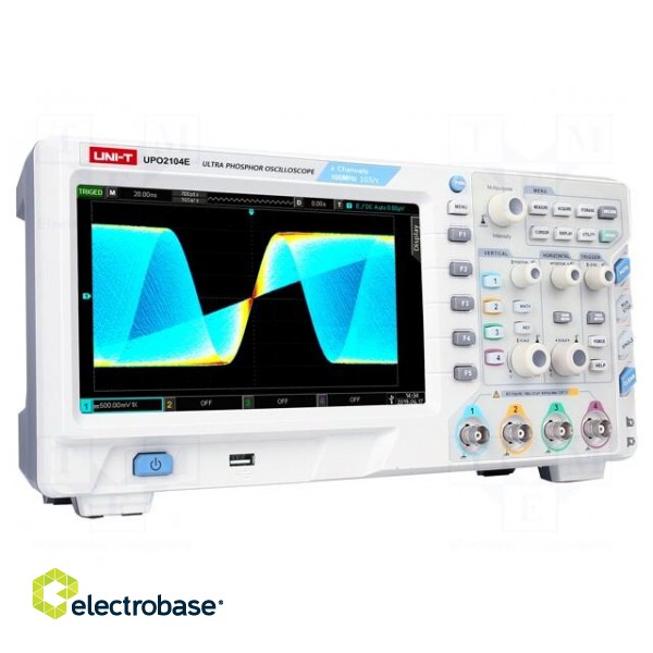 Oscilloscope: digital | Ch: 4 | 100MHz | 1Gsps | 56Mpts | LCD TFT 8" image 2