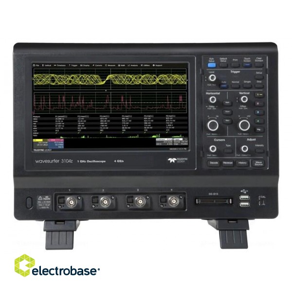 Oscilloscope: digital | Ch: 4 | 1GHz | 2Gsps | 10Mpts | 500p÷100s/div