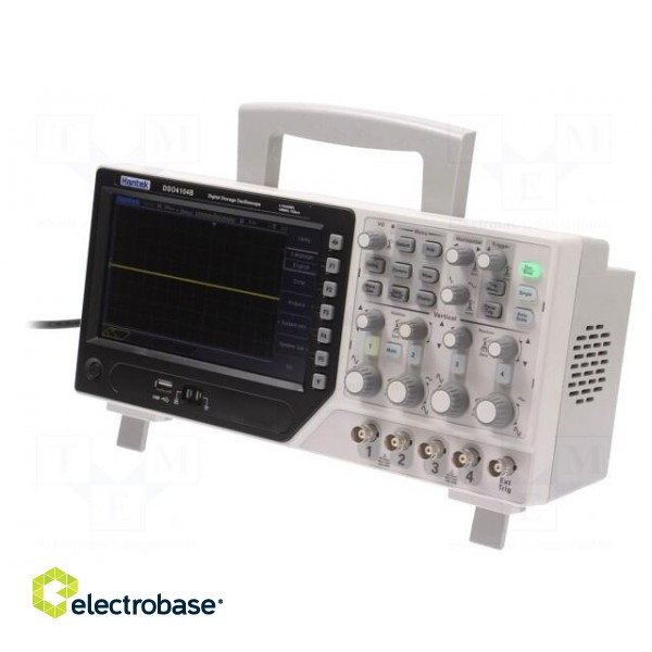 Oscilloscope: digital | DSO | Channels: 4 | ≤100MHz | 1Gsps | 64kpts/ch image 1