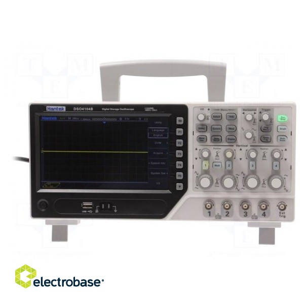 Oscilloscope: digital | DSO | Channels: 4 | ≤100MHz | 1Gsps | 64kpts/ch image 2