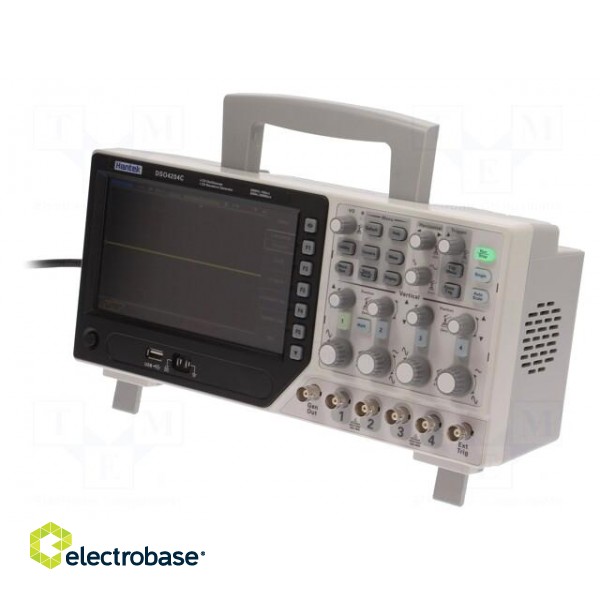 Oscilloscope: digital | DSO | Channels: 4 | ≤200MHz | 1Gsps | 64kpts/ch paveikslėlis 1