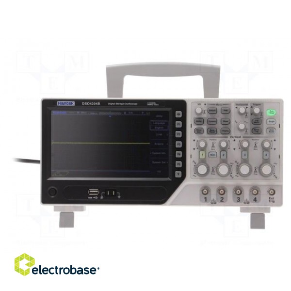 Oscilloscope: digital | DSO | Ch: 4 | 200MHz | 1Gsps | 64kpts/ch | 1.8ns image 3