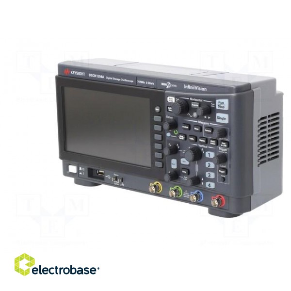 Oscilloscope: digital | DSO | Channels: 4 | ≤70MHz | 2Gsps | 1Mpts image 4