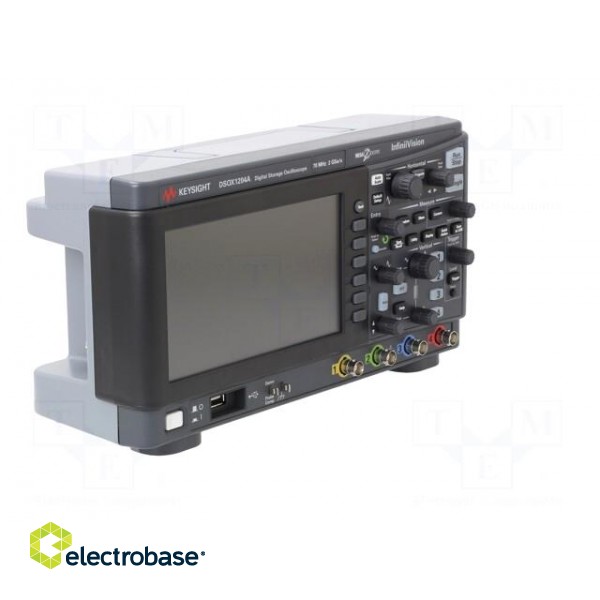 Oscilloscope: digital | DSO | Ch: 4 | 70MHz | 2Gsps | 1Mpts | LCD 7" | ≤5ns image 10