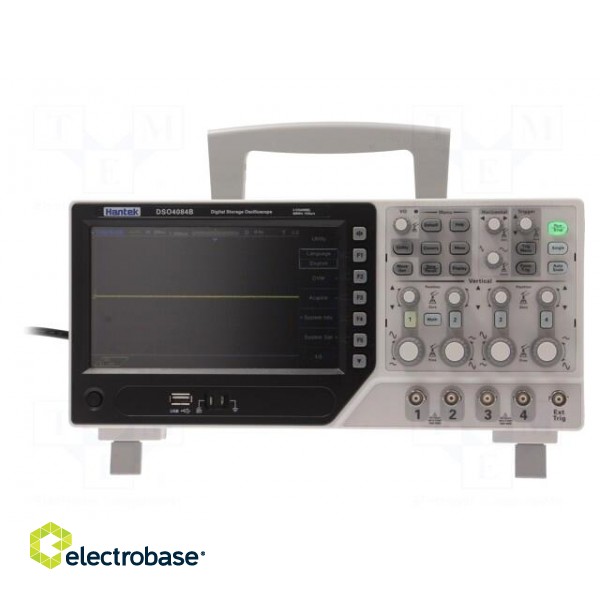 Oscilloscope: digital | DSO | Ch: 4 | 80MHz | 1Gsps | 64kpts/ch | DSO4004B image 2