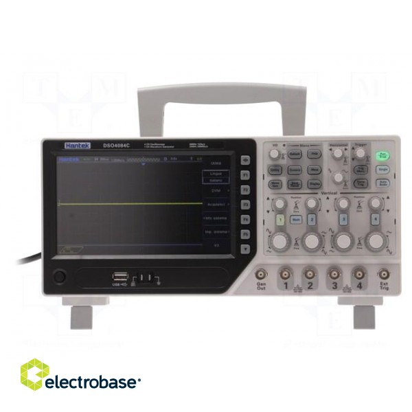Oscilloscope: digital | DSO | Ch: 4 | 80MHz | 1Gsps | 64kpts/ch | DSO4004C image 2