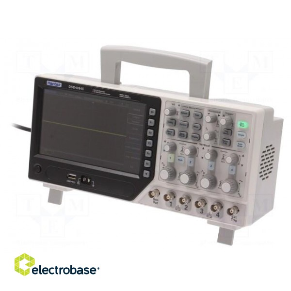 Oscilloscope: digital | DSO | Ch: 4 | 80MHz | 1Gsps | 64kpts/ch | DSO4004C image 1