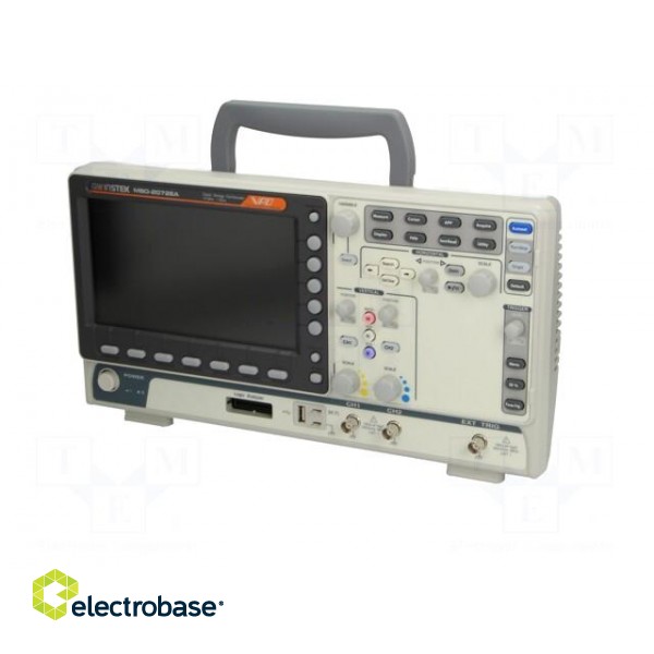 Oscilloscope: mixed signal | Channels: 2 | ≤70MHz | 1Gsps | 10Mpts image 2