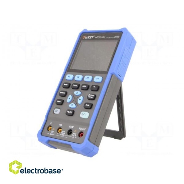 Handheld oscilloscope | 100MHz | LCD 3,5" | Ch: 2 | 500Msps | 8kpts paveikslėlis 6