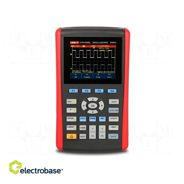 Handheld oscilloscope | 25MHz | LCD TFT 3,5" | Ch: 2 | 250Msps | 12kpts image 1