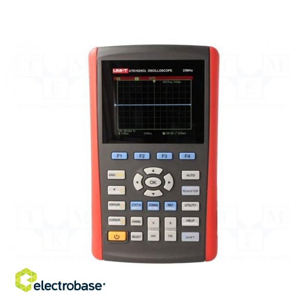 Handheld oscilloscope | 25MHz | LCD TFT 3,5" | Ch: 1 | 250Msps | 12kpts image 1