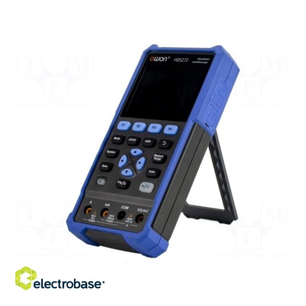Handheld oscilloscope | 40MHz | 8bit | LCD 3,5" | Ch: 2 | 250Msps | 8kpts image 8