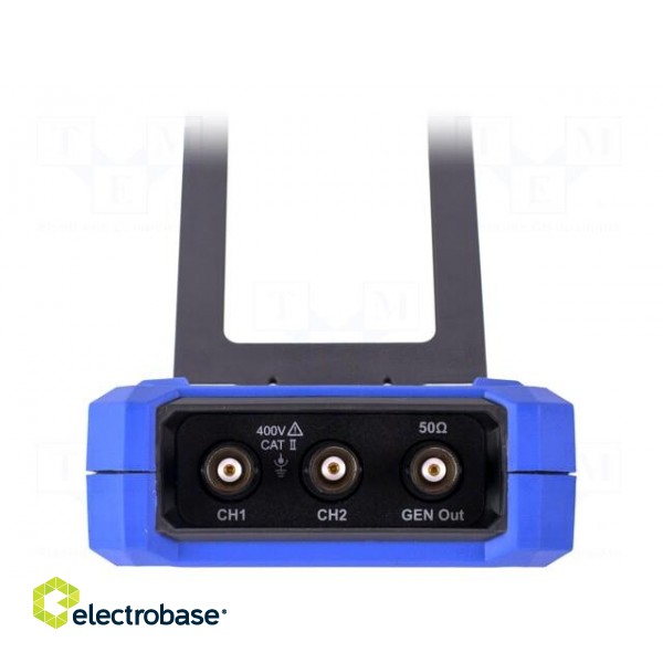 Handheld oscilloscope | 40MHz | 8bit | LCD 3,5" | Ch: 2 | 250Msps | 8kpts image 7