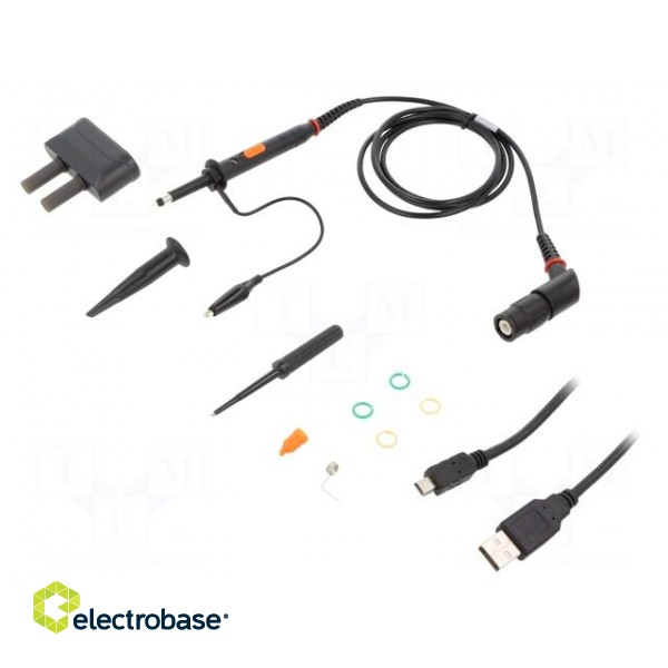 Handheld oscilloscope | 25MHz | LCD TFT 3,5" | Ch: 1 | 250Msps | 12kpts image 2