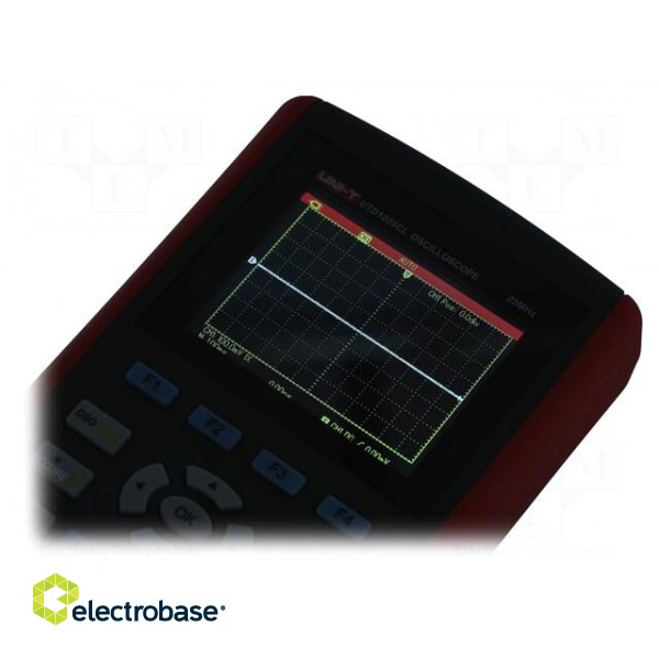 Handheld oscilloscope | 25MHz | LCD TFT 3,5" | Ch: 1 | 250Msps | 12kpts image 3