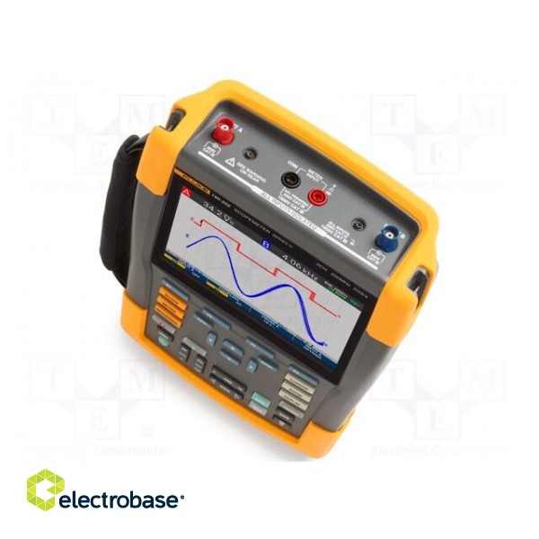 Scopemeter | 200MHz | 8bit | colour,LCD | Ch: 2 | 2,5Gsps | 10kpts/ch paveikslėlis 3