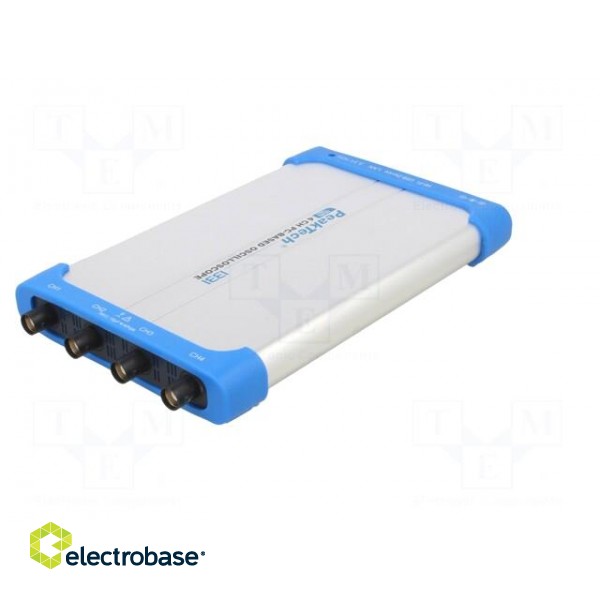 PC connected oscilloscope | 100MHz | Ch: 4 | 10Mpts | 250Msps | ≤3.5ns фото 6