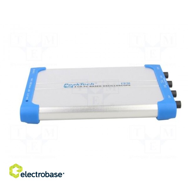 PC connected oscilloscope | 100MHz | Ch: 4 | 10Mpts | 250Msps | ≤3.5ns фото 3