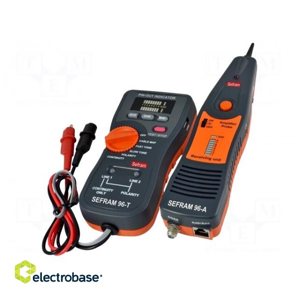 Tester: LAN wiring / conductor detector | LED | 1÷1.5kHz