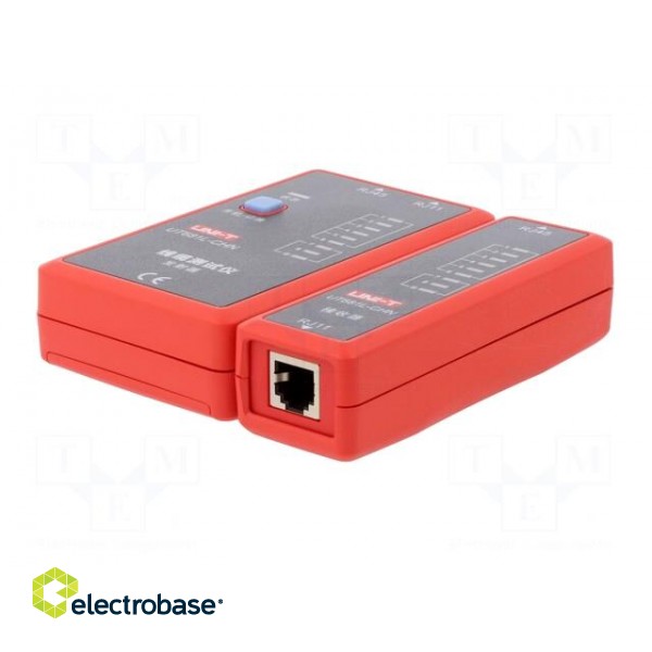 Tester: LAN wiring | Equipment: battery | Display: LED | RJ45,RJ11 фото 4