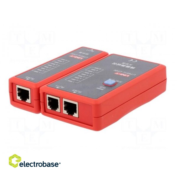 Tester: LAN wiring | Equipment: battery | Display: LED | RJ45,RJ11 paveikslėlis 8