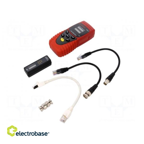 Tester: LAN wiring | Dim: 130x56x38mm | Measured cable l: max.300m image 1
